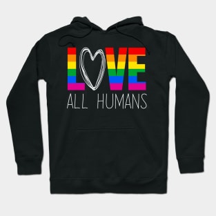 LGBT Pride Rainbow Love LGBTQ Pride Allyship Hoodie